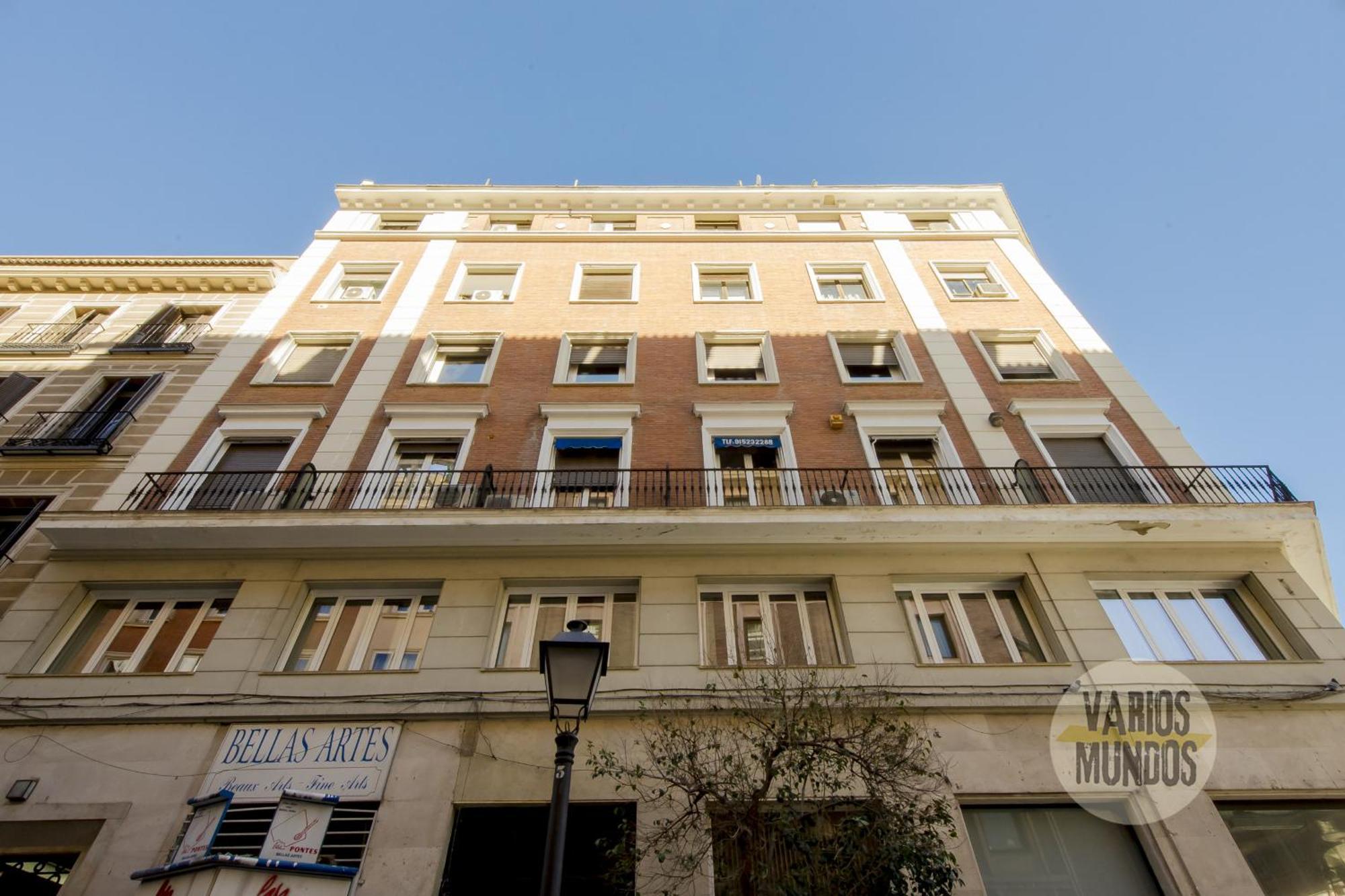 Bright Apt Para 4Pax En Gran Via-Plaza De Carmen E2 Madrid Bagian luar foto