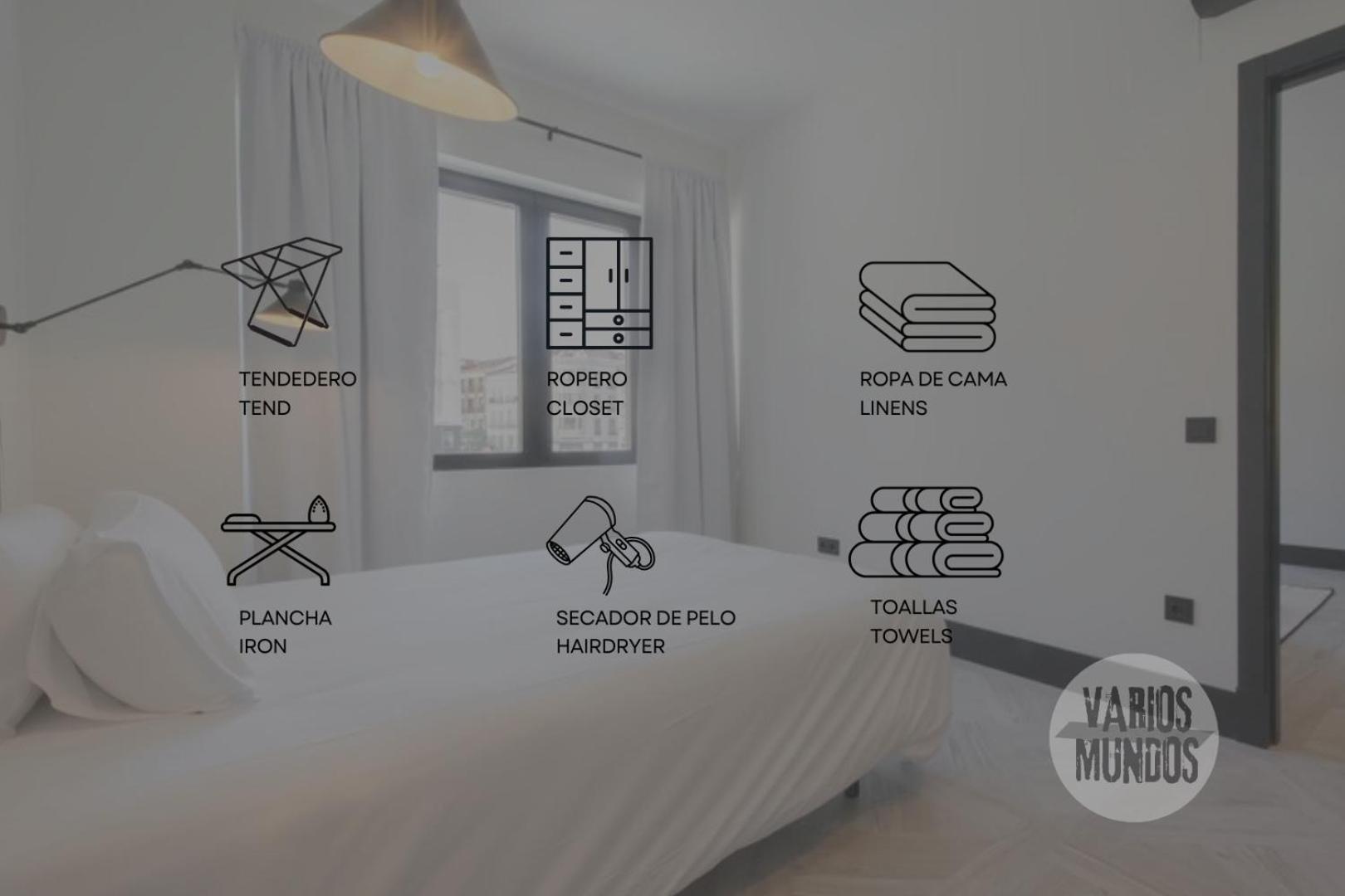 Bright Apt Para 4Pax En Gran Via-Plaza De Carmen E2 Madrid Bagian luar foto