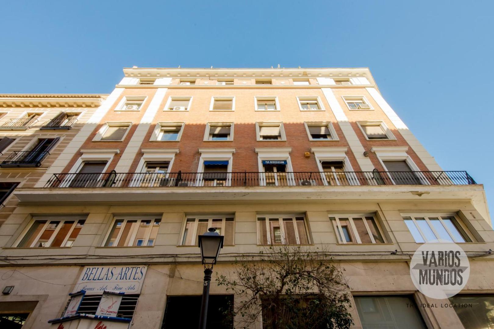 Bright Apt Para 4Pax En Gran Via-Plaza De Carmen E2 Madrid Bagian luar foto